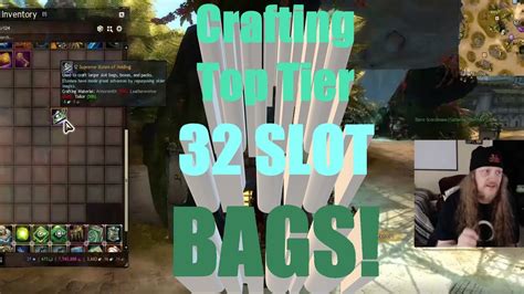 How to Craft the Cheapest 32 Slot Bags in Guild Wars 2.